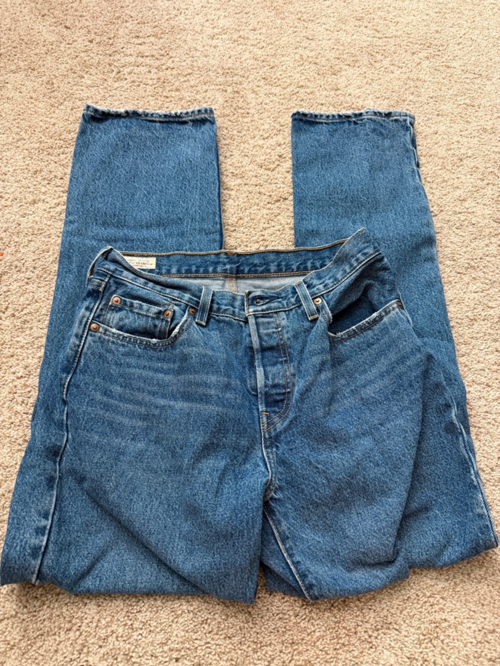 Levi's 90s 501 Jeans in Classic Blue Denim